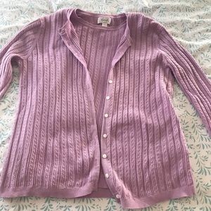 Beautiful lavender sweater set